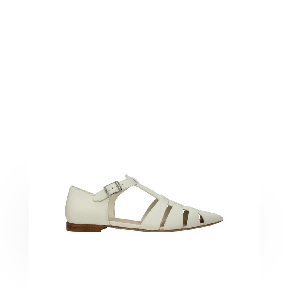 Dior Pointed White Sandals w/ Ankle Closure - Picture 7 of 7